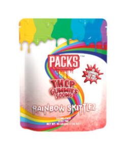Rainbow Skittlez THCP Gummies